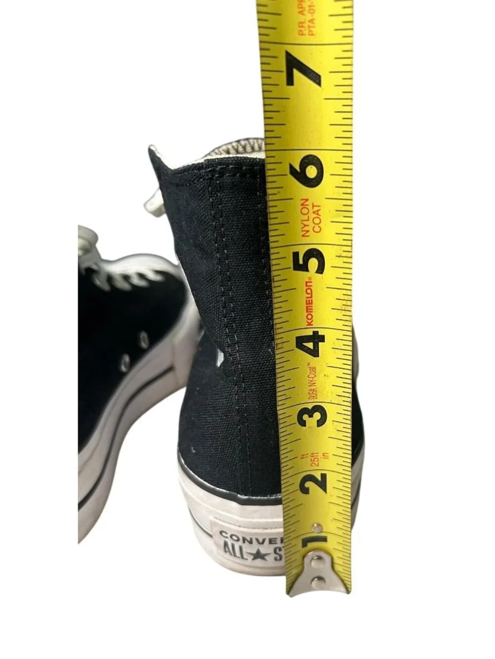 Converse Chuck Taylor All Star Platform Women's 9 Black Canvas High-Top Sneakers - Picture 10 of 16